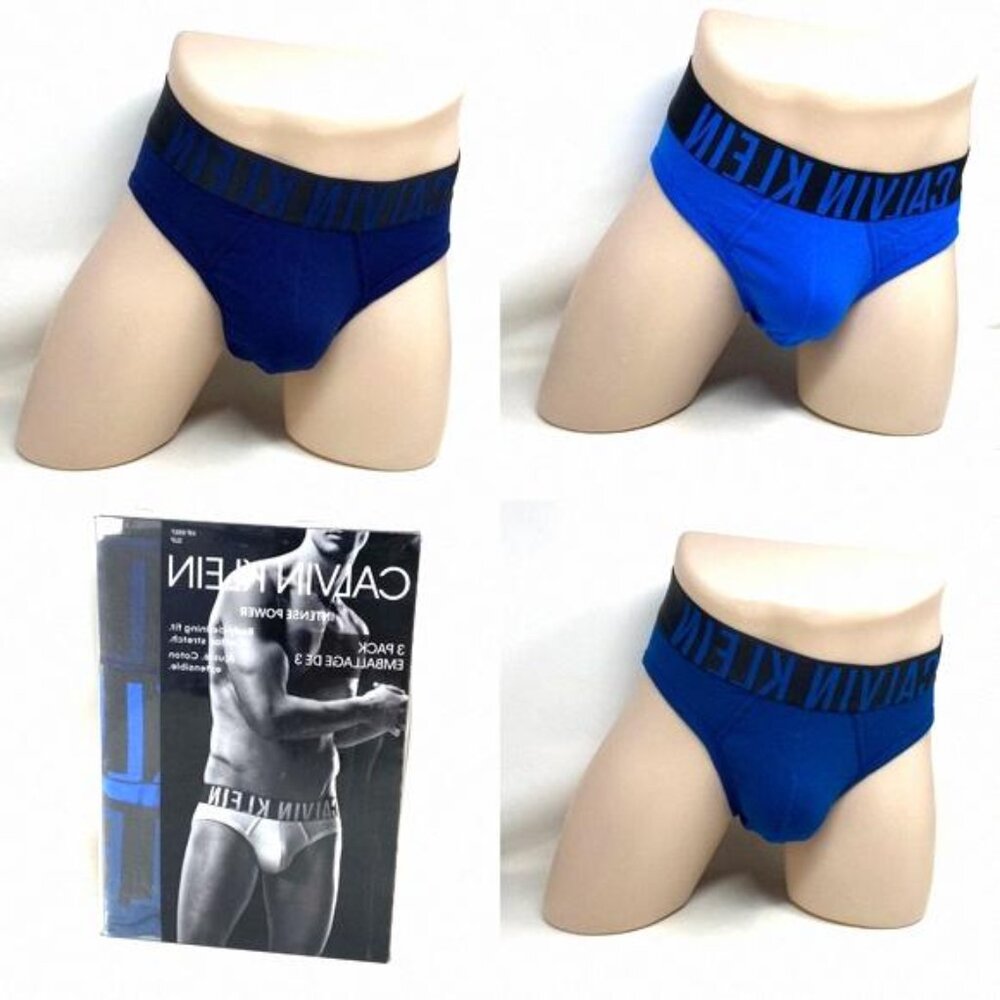 💖MEGA SALE💖Calvin Klein Men Underwear Intense Power NB2595903 Blue Pack 3